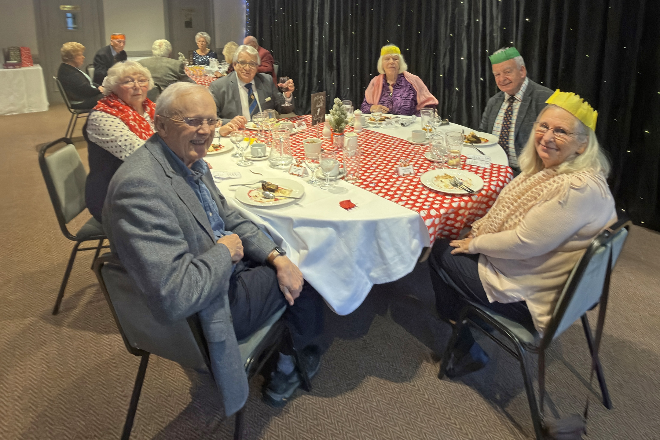 Members at the Christmas Lunch party